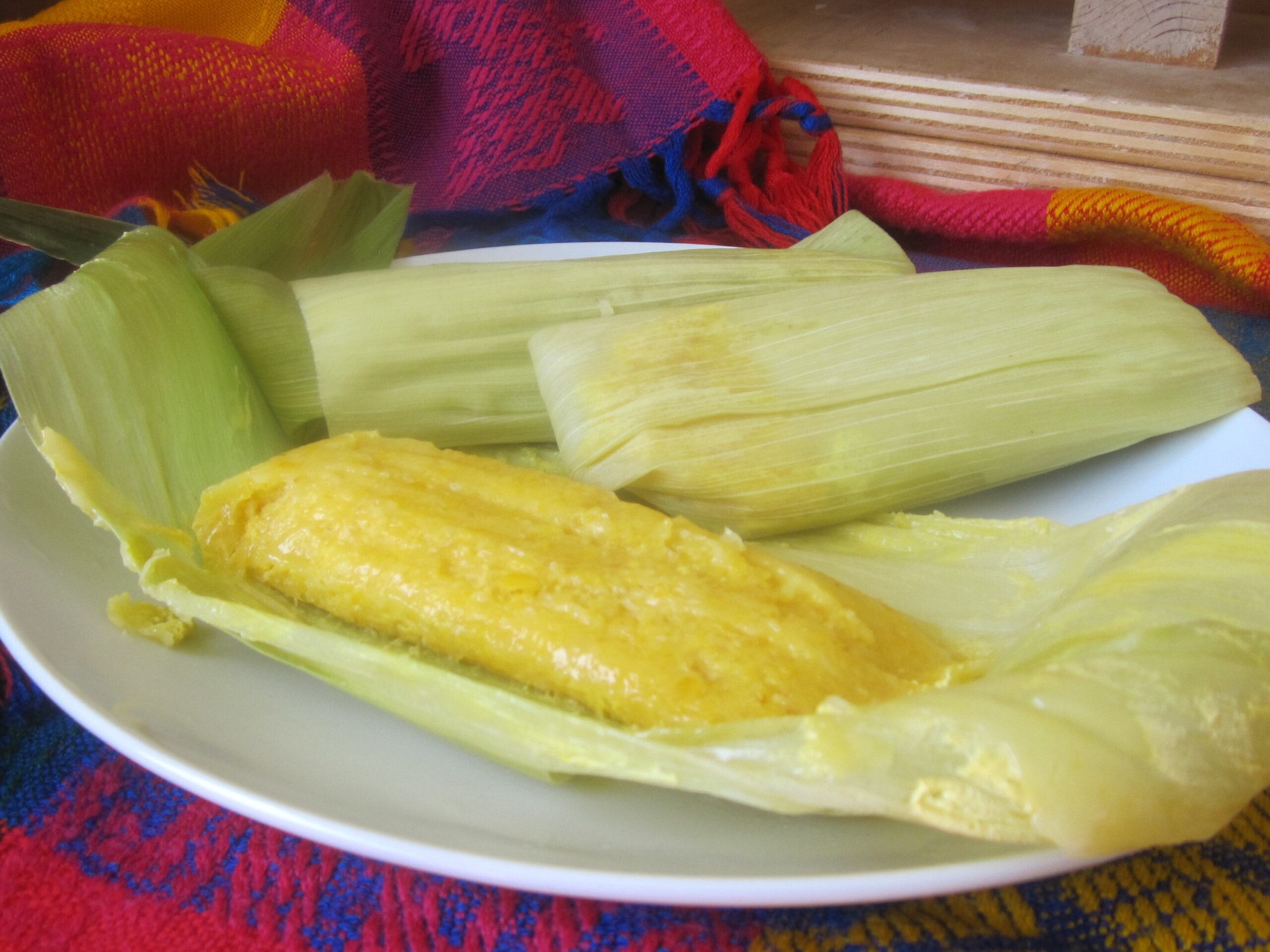 tamales de elote messicani