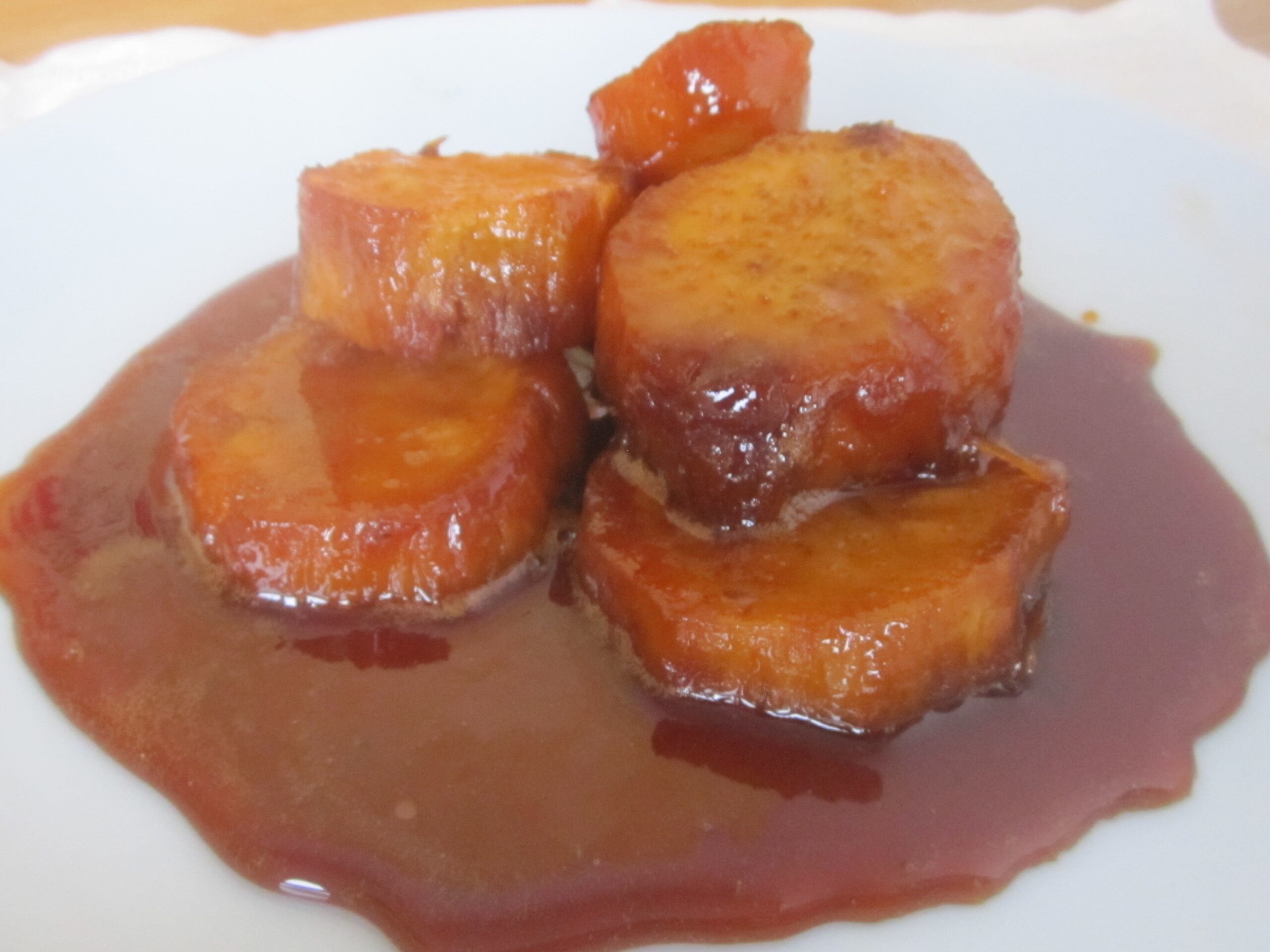 camote enmielado patata americana caramellata