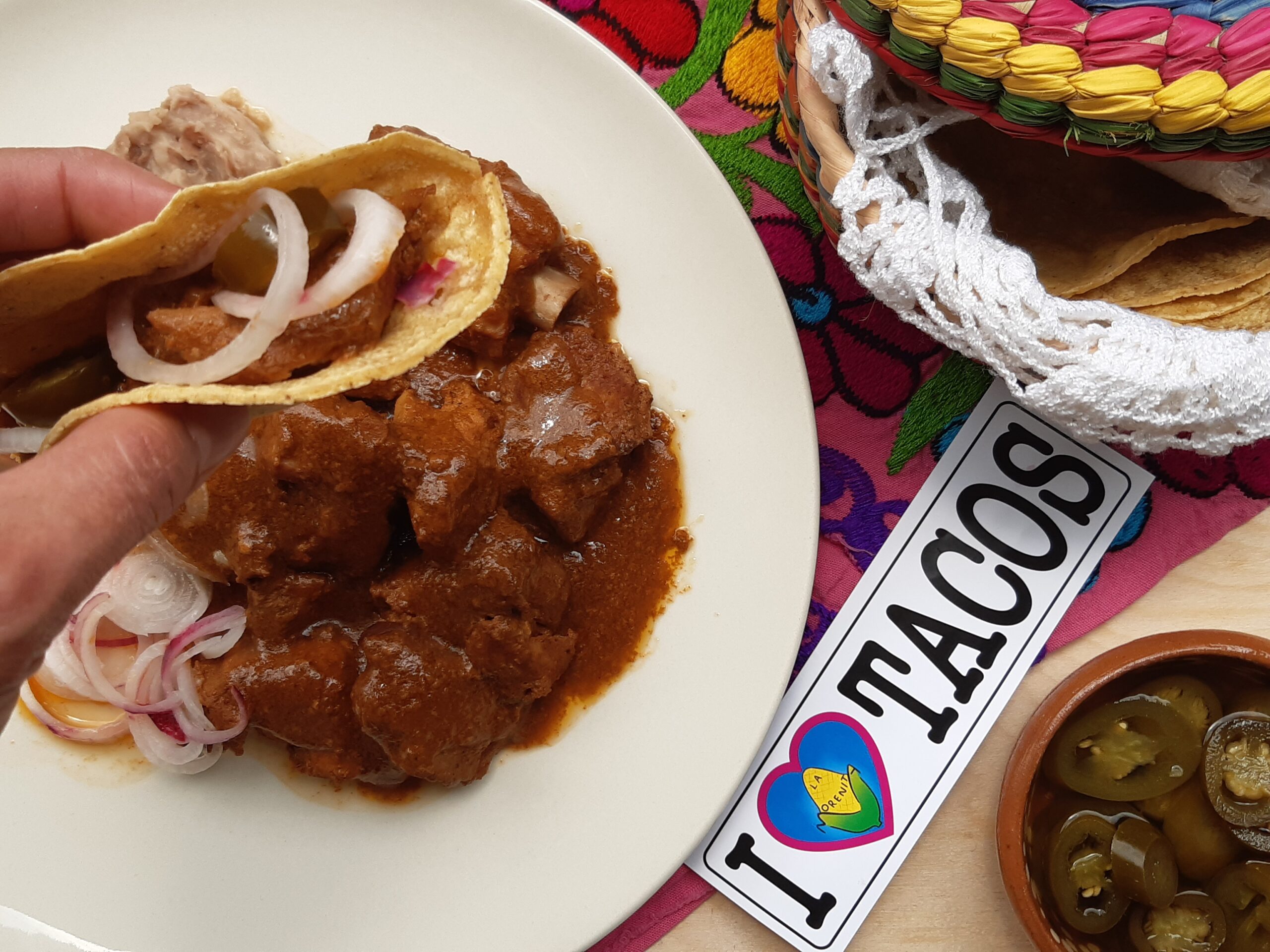 tacos tatemado di Colima